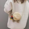 Borse da sera Borsa a tracolla a forma di agnello Simpatica borsa a mano in alpaca di peluche Borsa a tracolla per studente giapponese di cartoni animati per donna