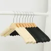 Appendiabiti in legno per vestiti anti-slip spugna di spugne appendiabiti per cappotti per camicie a portata di stoffa SN573 SN573