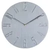 Wall Clocks 12 Inch Black Minimalist Clock 3D Number Modern Design Simple Hanging Bedroom Living Room Home Decoration Mute Move