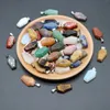Coffee de pedra de cura natural forma de cor misto de chakra chakra semipreciosos amuletos de pedras preciosas para fabricação de jóias