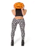 Dames leggings mode dames dames schedel legging vrouw jeggings legings fitness pant broek bedrukt