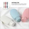 Bottiglie di stoccaggio 6Pcs Silicone Travel Portable Shampoo Lotion Squeeze For