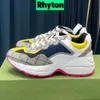 Designer Casual Shoes Women Rhyton Multicolor Sneakers Men Trainers Vintage Chaussures Platform Sneaker Strawberry Mouse Mouth Shoe rtg