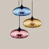 Lampes suspendues Moderne Style Nordique 7 Couleur Lampe En Verre Décoration Industrielle Suspensions Cuisine Restaurant Lustre YHJ011013