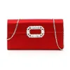 High-end newn evening bag clutch with pearl button soft handbags handmade patchwork color fashion boutique lady evening bags desig326B