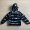 Trapstar London Trap Down Parka Män Kvinnor Brand Shiny Black Embroidery Puffer Jacket