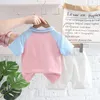 Kleinkind Kinder Baby Kleidung Kurzarm Katze Tops T-Shirt Shorts Mode Outfits Kleidung Sommer 2023