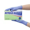 20 pièces de gants en nitrile bon marché biodégradables jetables non poudrés