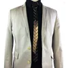Muszki 6 stylów Luksusowy Akryl Krawat Slim Fit Orzech Brązowy Lustrzany Vintage Bling Led Prezent Ręcznie robiony Metaliczny Lato Akcesoria