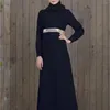 Etniska kläder 2022 Muslim Hui Nationalitet Lång kjol Fashion Single Layer är inte transparent solsken Robe Abaya Turkiet