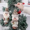 Kerstdecoraties Snowmen/Stanta -clausule pluche pop Mooie hangende boom hangersdecoratie voor thuis ornament