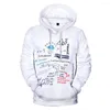 Felpe con cappuccio da uomo Fashion Design Graffiti Felpe stampate in 3D Felpa con cappuccio a maniche lunghe da uomo/donna Pullover streetwear casual