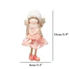 Kerstdecoraties Crafts Plush Angel Girl Doll Toys Hangende ornamenten Navidad Noel Xmas Jaar 2022