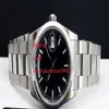 Dostawca fabryki na rękę Sapphire Sapphire Automatyczny 36 mm Day-Date Black Dial 118209 Męskie zegarki męskie 219c