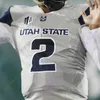 Aggies Utah State Football Jerseys Football Jersey NCAA College Love Logan Bonner Tyler Jr. Robert Briggs Hunter Reynolds Cobbs Van Leeuwen