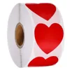 Heart shape of Red Stickers seal Labels stickers scrapbooking for Package and wedding decoration stationery sticker RRC612