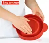 Bowls Microwave Popcorn Silicone Maker Container Collapsible Bowl With Lid Folding Bucket Kitchen Baking Tools