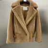 High version womens woolen coat Winter warm jackets max designer jacket women wool trench coats Fashion short windbreaker 0088