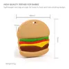 Dentition en silicone de qualité alimentaire Hamburger Chips Cartoon Baby Teether Nursing Toys Infant Teething Soothers Toy