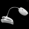 Table Lamps Flexible Clip-on Lamp LED Clamp Reading Study Bed Laptop Desk Bright Light