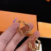 Orecchini da donna firmati da sposa L Fashion Brand Western Women Jewelry Studs Luxury Men Jewelrys Earring Stud 2022