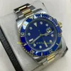 3 Färg Men 40mm 116613 Titta på Diamond Dial Two Tone Black Dial 116613LN Blue 116613LB Automatisk rörelse Mens Sport Watches252T