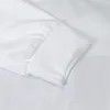 ABD Depo Yüceltme Uzun Kollu Gömlek Kadınlar için Boş T-Shirt Süblimasyon Beyaz Atletik Tops Sweatshirt DIY Polyester