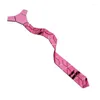 Bow Ties Acrylic Mirror Men Shiny Necktie Fashion Jewelry Pink Skinny Diamond Plaid Geometric Slim Bling