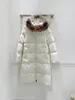 2023 새로운 겨울 여성 긴 다운 파카 야외 바람막이 커플 두꺼운 탑 아웃복 다중 색상 9 스타일 검은 흰색 캐주얼 두꺼운 크기 XS-M 디자이너 다운 재킷
