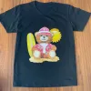 Modepar t-shirts sommarmens kvinnor t shirt casual man kvinnor tees med bokstäver tryck korta ärmar män hip hop kläder 100% bomullstoppar