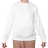 USA: s lager sublimering långärmad skjorta för kvinnor tom t-shirt sublimering vit atletiska toppar tröja för diy polyester