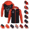 MOTO motorcycle zipper collar casual sweater coat men's outdoor rider riding coat