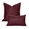 Kudde pu l￤der t￤cke soffa t￤cker 45x45/30x50 dekorativt kast fall hem eldekor fast f￤rg