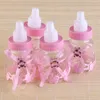 Geschenkafwikkel Candy Bottle Box Party Baby Feeder -stijl Vulbare mini -douchegunsten