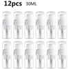 Garrafas de armazenamento 12pcs 30 ml garrafa de espuma portátil Distanter de loção transparente de loção Koop recarregável