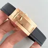 Herenhorloge 40 mm rubberen band roségoud automatisch uurwerk mechanisch roestvrij staal herenhorloges meester mannelijk polshorloge