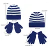 Hats Portable Winter Warm Knit Hat And Glove Perfect In Digging Sledding Snow Games Outdoor Sports Comfortable Skin Friendly