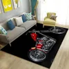 Dywany nadrukowany w 3D dywan motocyklowy do dekoracji salonu nastolatek sypialnia dekoracje sofy sofy dywani