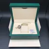 Quality Dark Green Watch Box Gift Case For Rolex Watches Booklet Card Tags And Papers In English Swiss Watches Boxes Joan007259q