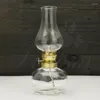 lâmpada de mesa de vidro clássica