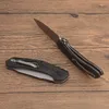 KS1385 Flipper couteau pliant 8Cr13Mov DLC lame de revêtement poignée en Fiber de verre assistée couteaux de dossier à ouverture rapide avec boîte de vente au détail