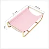 Jewelry Pouches Casegrace Nordic Style Iron Leather Makeup Watch Storage Rack Office Key Jewellery Box Desktop Sundries Holder