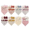 Hair Accessories Children Triangle Scarf Drool Bibs Waterproof Saliva Towel Boys Girls Born Baby Comfortable Cartoon Pattern Apron For Kids