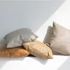 Kudde pu l￤der t￤cke soffa t￤cker 45x45/30x50 dekorativt kast fall hem eldekor fast f￤rg