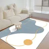 Carpets Pastoral Style Living Room Decoration Carpet Modern Abstract Large Area Rugs For Bedroom Lounge Rug Home Anti-slip Floor Mat