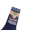 Trump -sokken maken Amerika geweldig weer voorstanders voor volwassenen vrouwen mannen Universal Cotton Sports RRA687