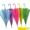 Ombrelli trasparenti da 20 pezzi Ombrelli in PVC trasparente Manico lungo 6 colori
