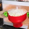 Bowls Microwave Popcorn Silicone Maker Container Collapsible Bowl With Lid Folding Bucket Kitchen Baking Tools