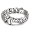 Bedelarmbanden Haolynjoy gotisch vuistpatroon accessoire o-chain mannen#39; s roestvrij staal 220 mm armband sieraden