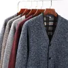 Men's Winter Sweaters Coats Thicker Knitted Cardigan Sweatercoats Slim Fit Mens Knit Warm Sweater Jackets Men Knit Clothes